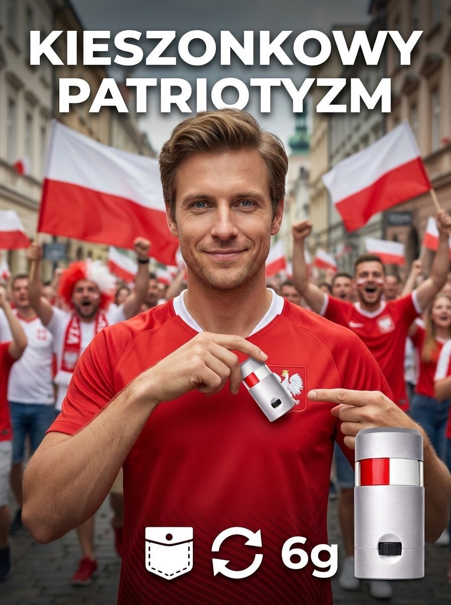 ⚡️W 1 sekundę stwórz idealny malarski makijaż w barwach flagi narodowej