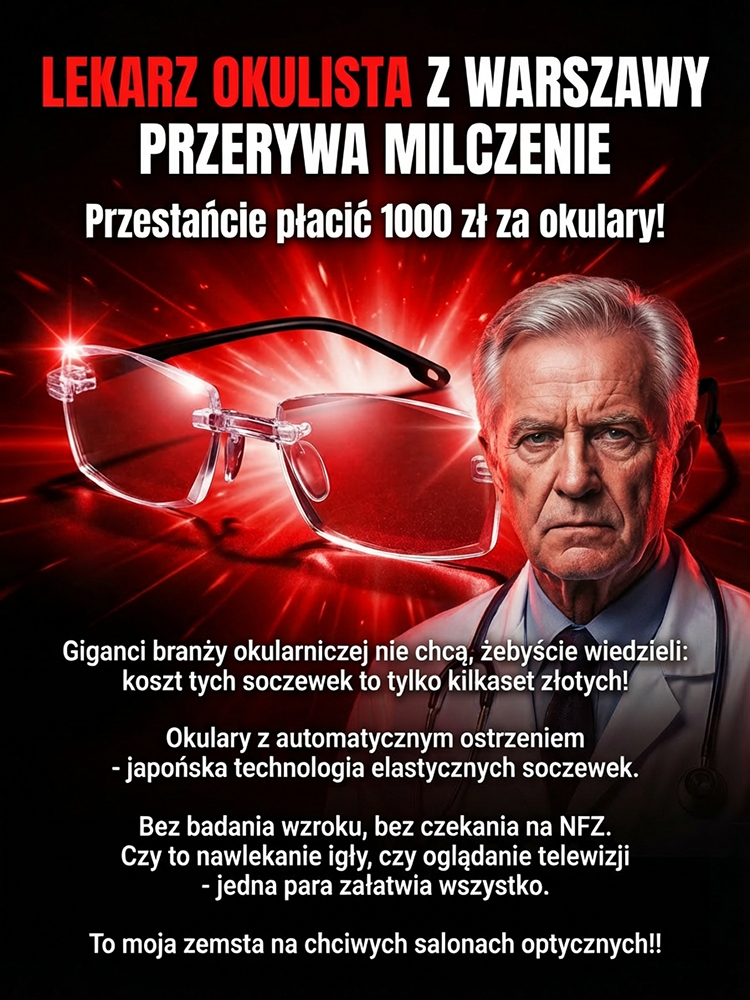 Wysokiej rozdzielczości inteligentne wygodne okulary do czytania - przywróć wzrok jak w wieku 20 lat