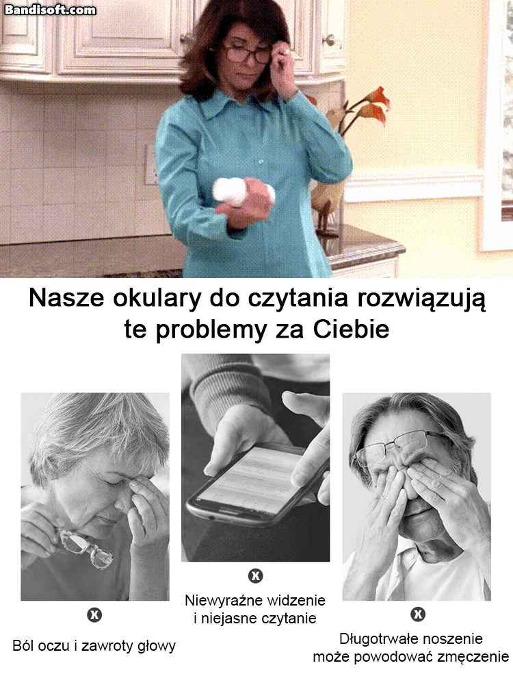 Wysokiej rozdzielczości inteligentne wygodne okulary do czytania - przywróć wzrok jak w wieku 20 lat