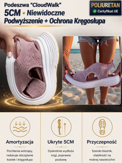🩺 Koniec z Bólem Stóp podczas Chodzenia! Innowacyjne Sandały Ortopedyczne z Podparciem Łuku Stopy i Szerokim Noskiem