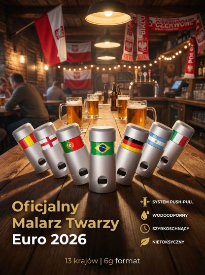 ⚡️W 1 sekundę stwórz idealny malarski makijaż w barwach flagi narodowej