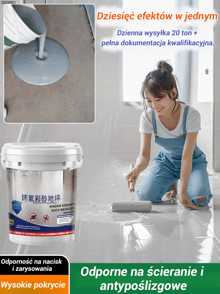  ✨Rewolucja w Odnowie: Samopoziomująca żywica, która zakryje każde pęknięcie.