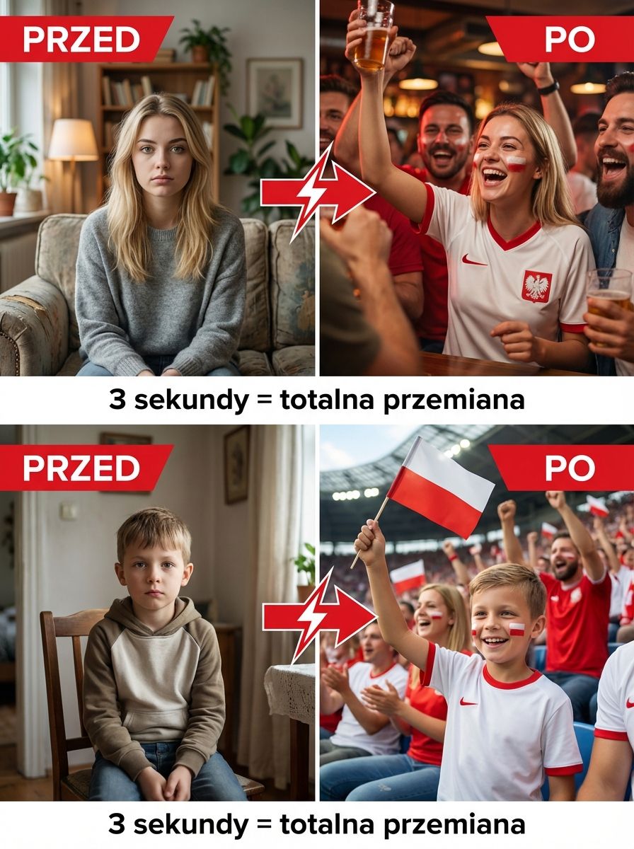 ⚡️W 1 sekundę stwórz idealny malarski makijaż w barwach flagi narodowej