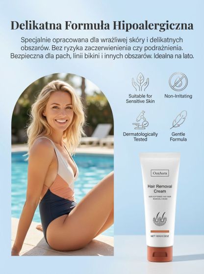 ✨5 minut bezbolesnego, trwałego usuwania owłosienia, żegnaj krępujące, szorstkie włosy✨