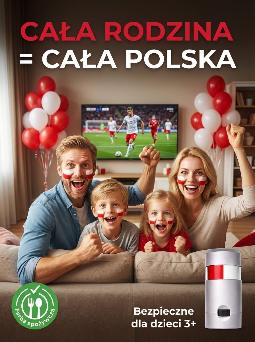 ⚡️W 1 sekundę stwórz idealny malarski makijaż w barwach flagi narodowej