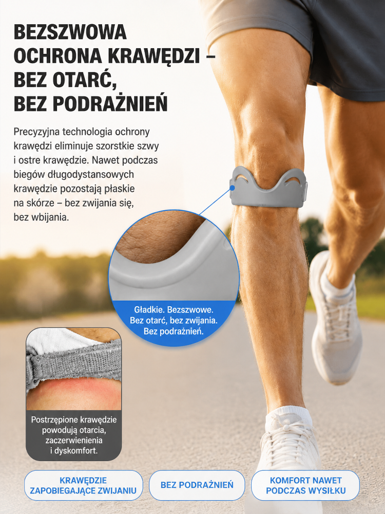 🏃[Niemiecka Technologia] Orteza podrzepkowa z mikrouciskiem – Żegnaj ból stawów przy chodzeniu i schodach!