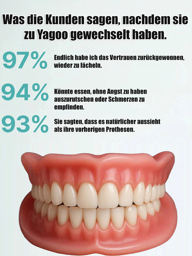 Natürlich sitzende, rundum bequeme Vollprothese