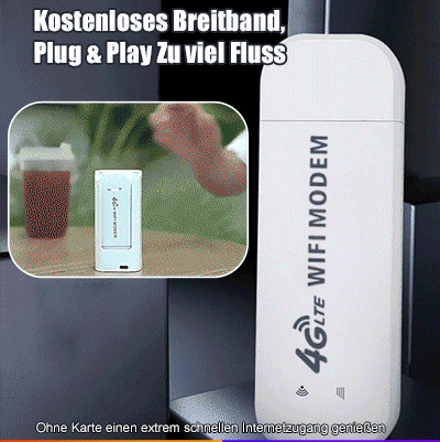 Kompakter drahtloser WLAN-Router 📊 Ohne SIM-Karte oder Kabel, sofort einsatzbereit.