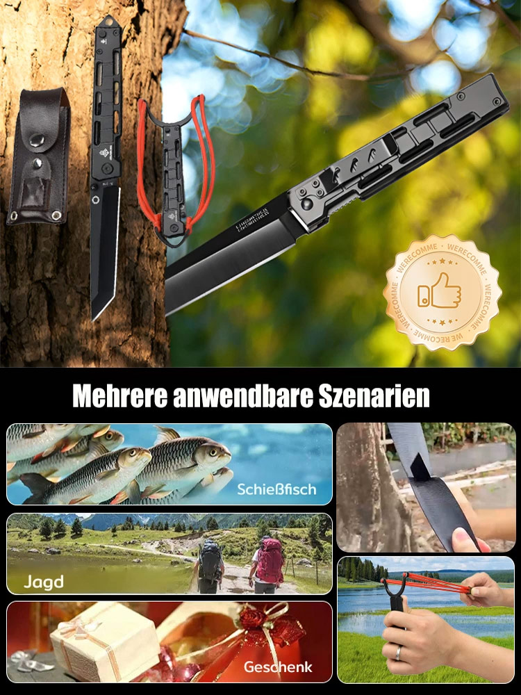 Multifunktionales Selbstverteidigungs-Klappmesser