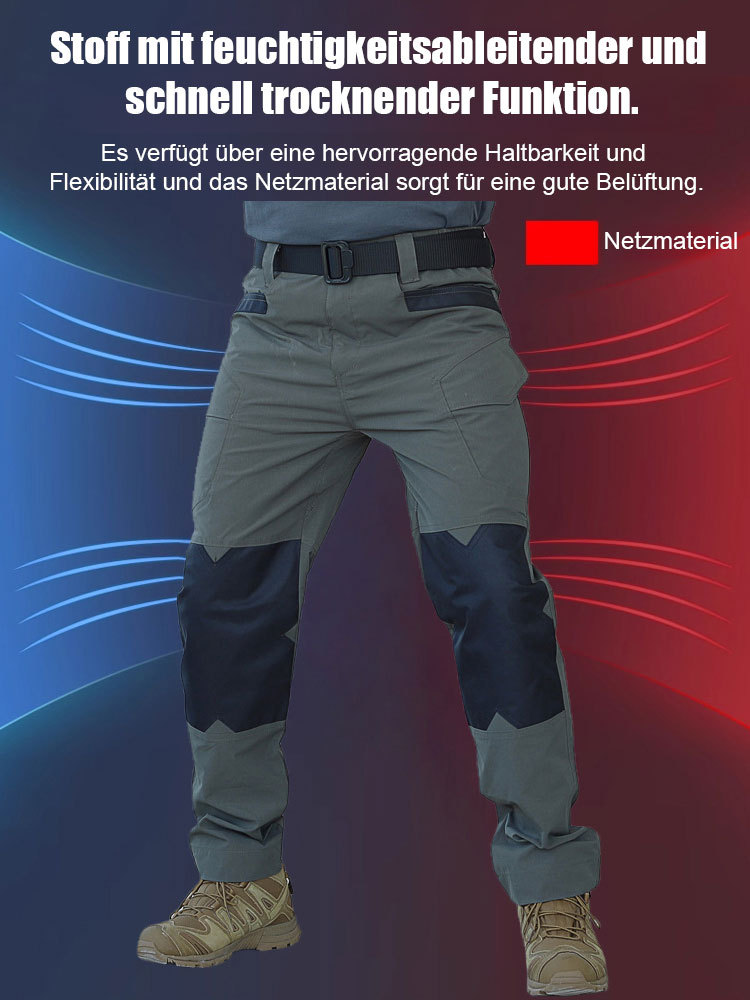 👖👖Herren Elastische Wasserdichte Taktische Hose