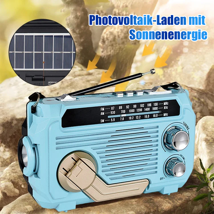 👍 Tragbarer Handgenerator - Ihr Notfall-Begleiter für draußen. Bleiben Sie in jeder Situation informiert. Absoluter Bestseller!