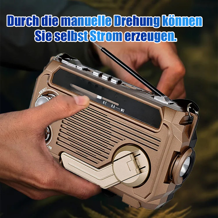 👍 Tragbarer Handgenerator - Ihr Notfall-Begleiter für draußen. Bleiben Sie in jeder Situation informiert. Absoluter Bestseller!