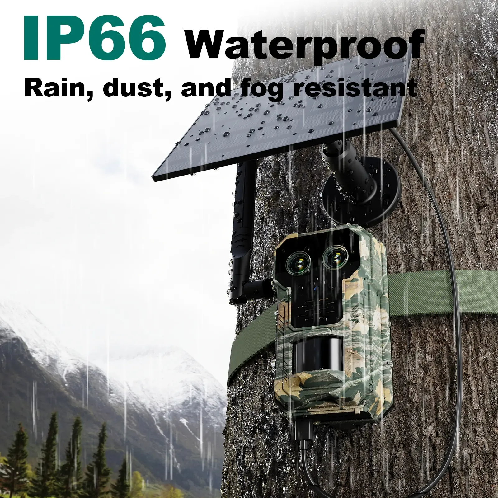 Nordowl Trail Camera – 48MP Dual-Lens 4G Wildlife Camera | 4x Zoom, Ultra HD Night Vision & Smart Motion Detection