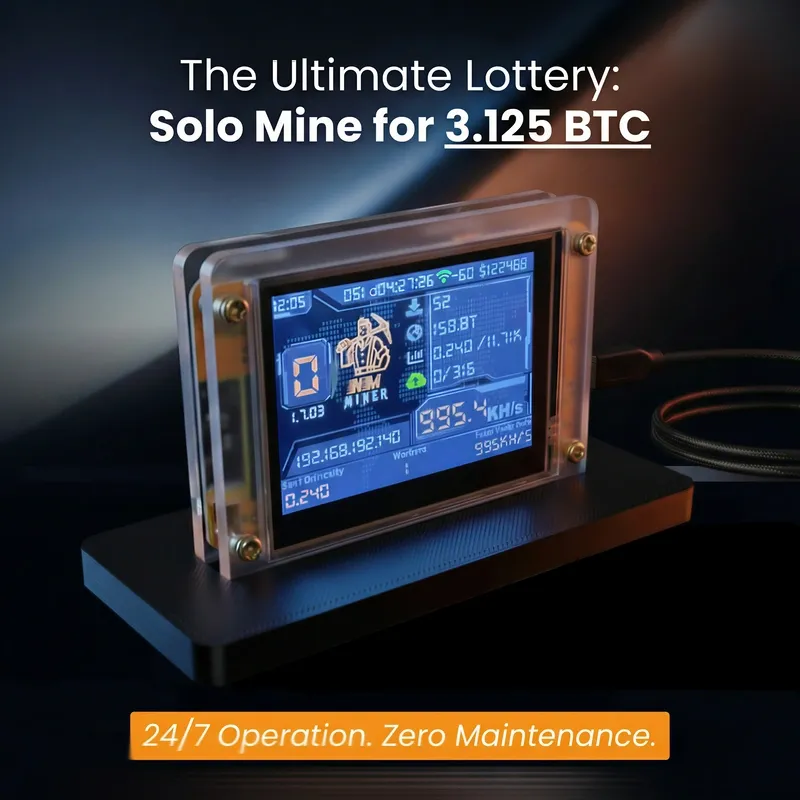 NMminer V2 1010KH/s with 2.8“ LCD Screen