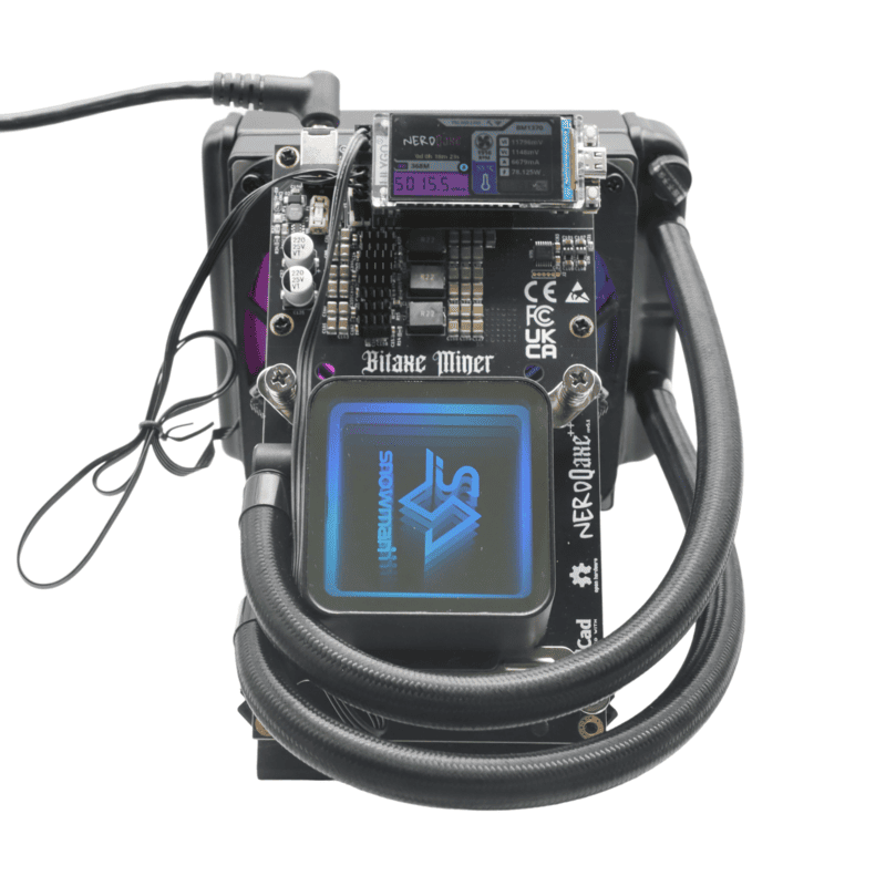 OMGMINER NerdQaxe++ Hydro 4.8Th/s with PSU - 75W