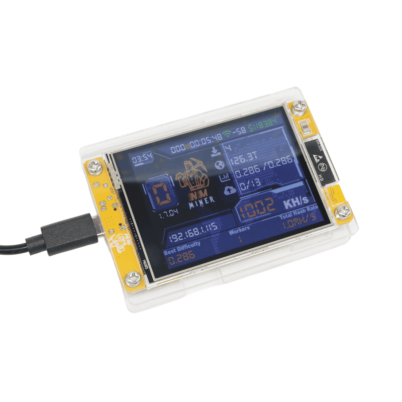 NM V2 1010KH/s 2.8 Inch Screen ESP32 Dev Board