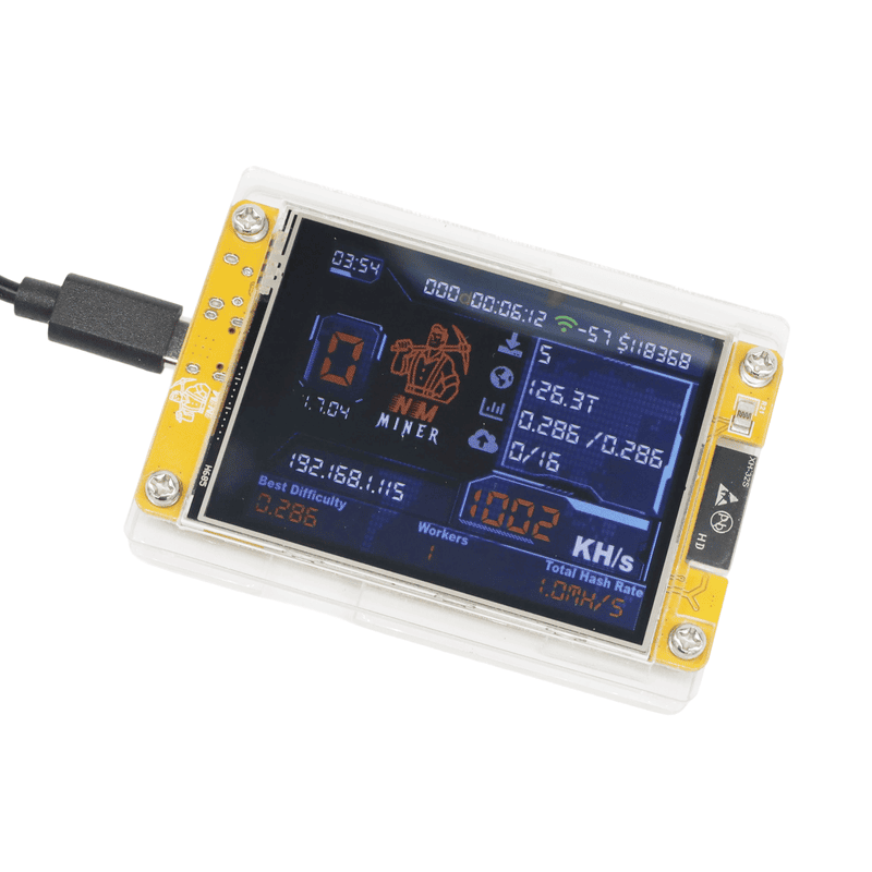 NM V2 1010KH/s 2.8 Inch Screen ESP32 Dev Board