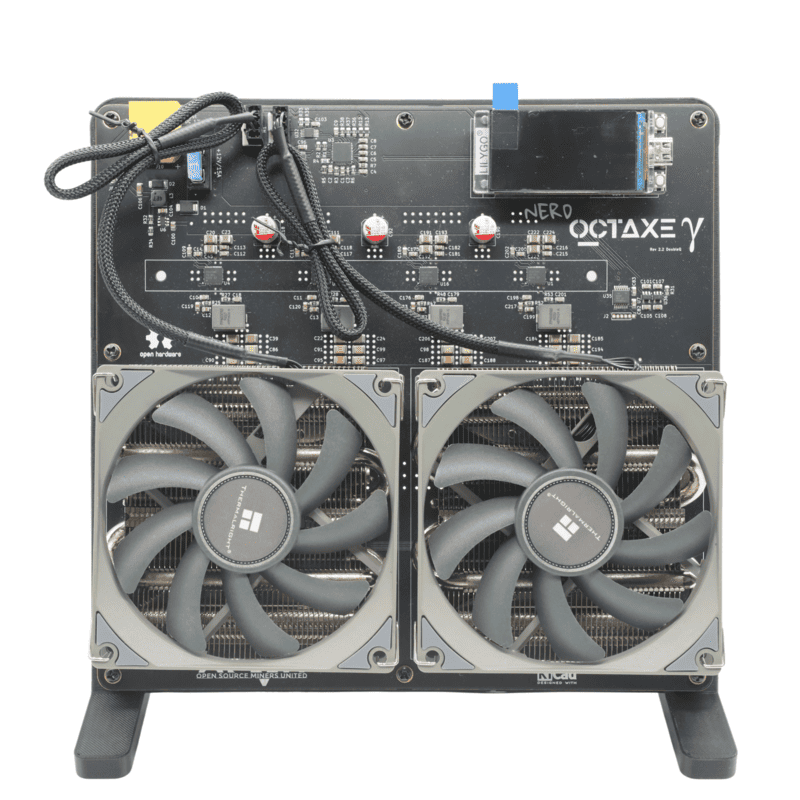 Bitaxe NerdOCTaxe 9.6T with psu - 160W