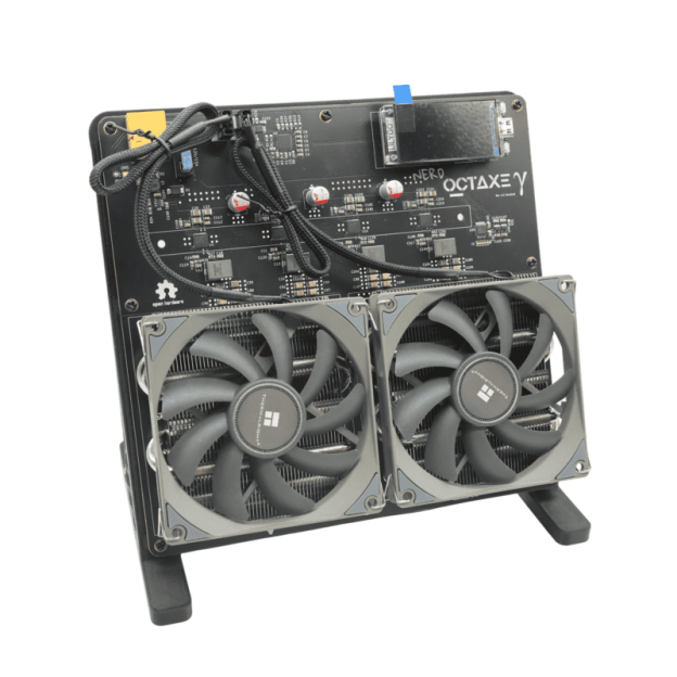 Bitaxe NerdOCTaxe 9.6T with psu - 160W