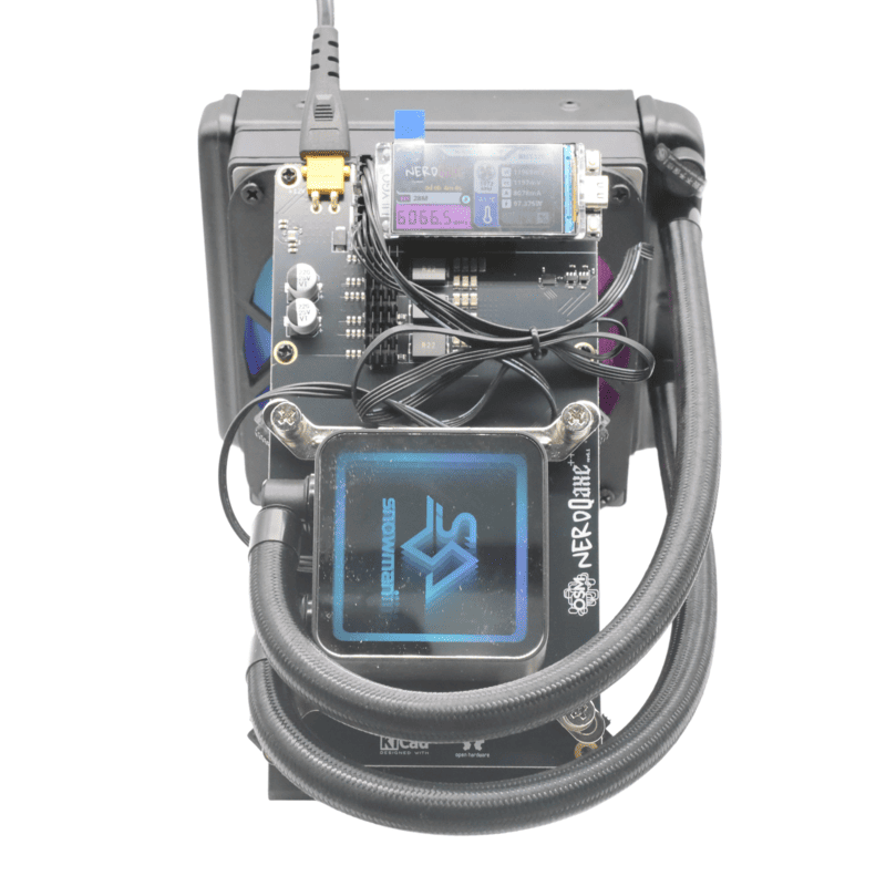 OMGMINER NerdQaxe++ Hydro Rev6.1 with PSU - 100W