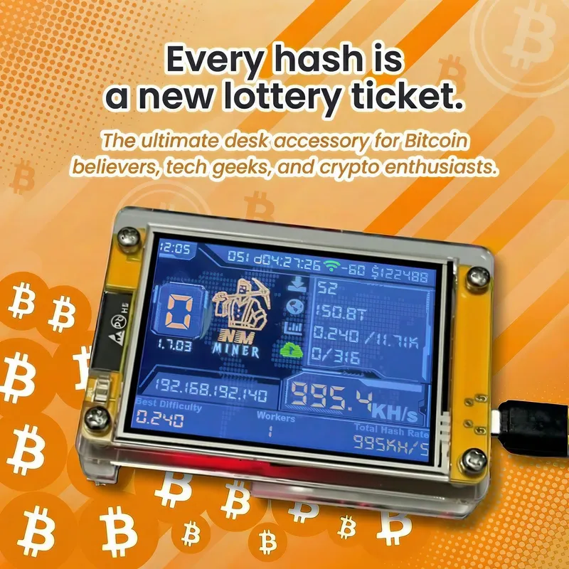 NMminer V2 1010KH/s with 2.8“ LCD Screen