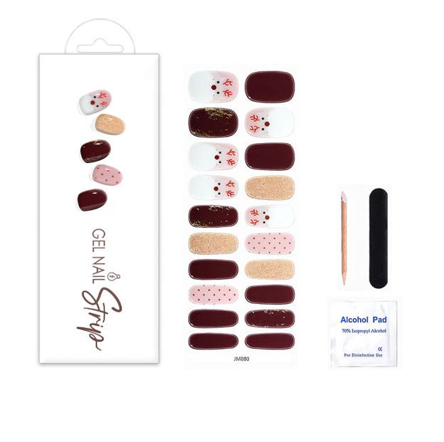 JM080 Gel Nail Wraps