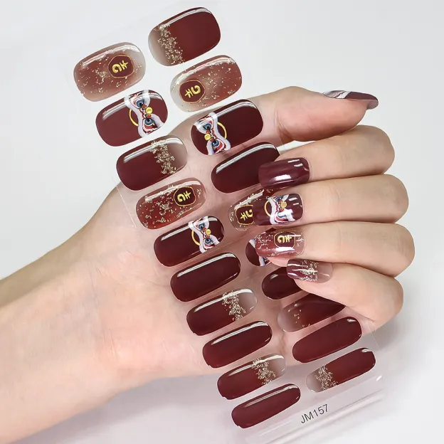 JM157 Gel Nail Wraps