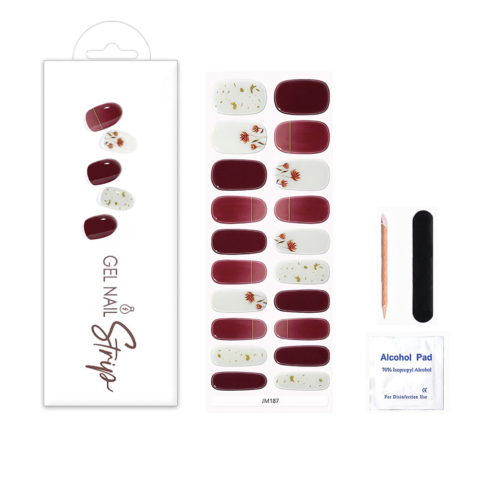 JM187 Gel Nail Wraps