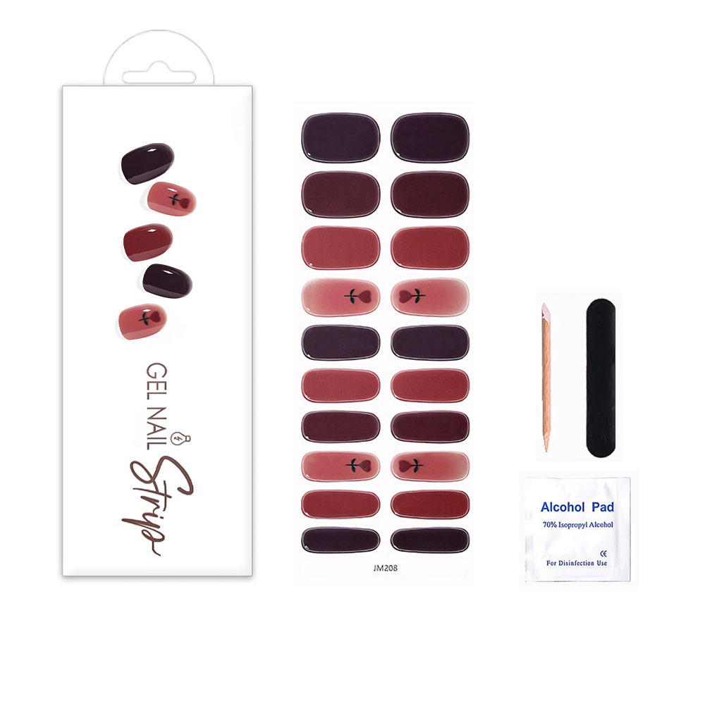 JM208 Gel Nail Wraps