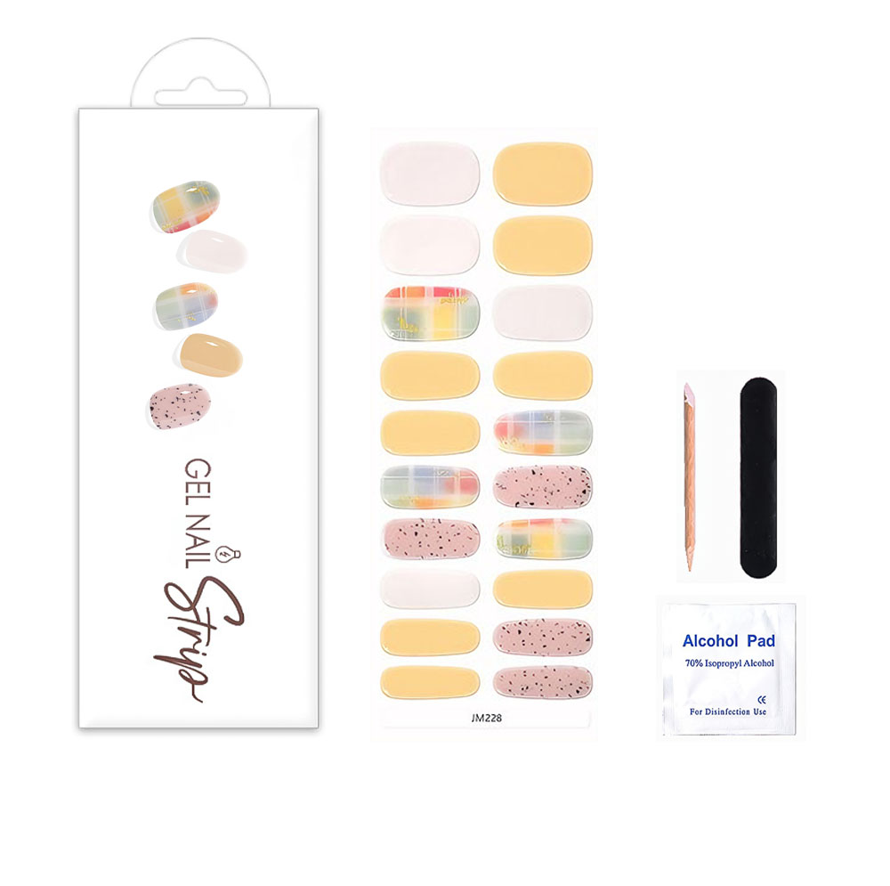 JM228 Gel Nail Wraps