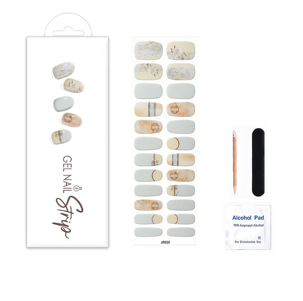 JR026 Gel Nail Wraps