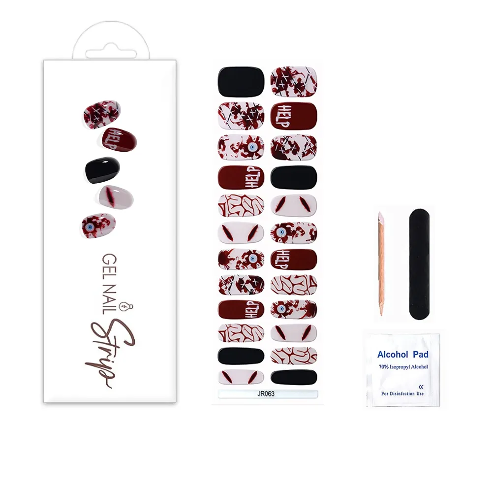 JR063 Gel Nail Wraps