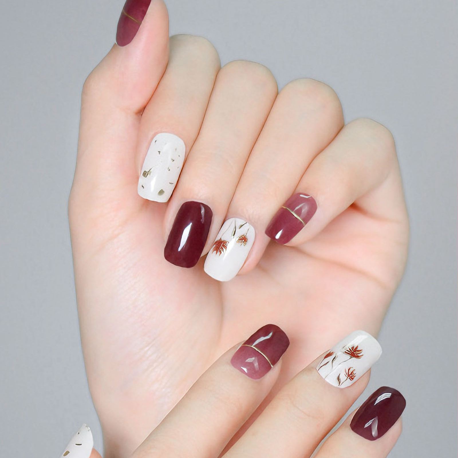 JM187 Gel Nail Wraps