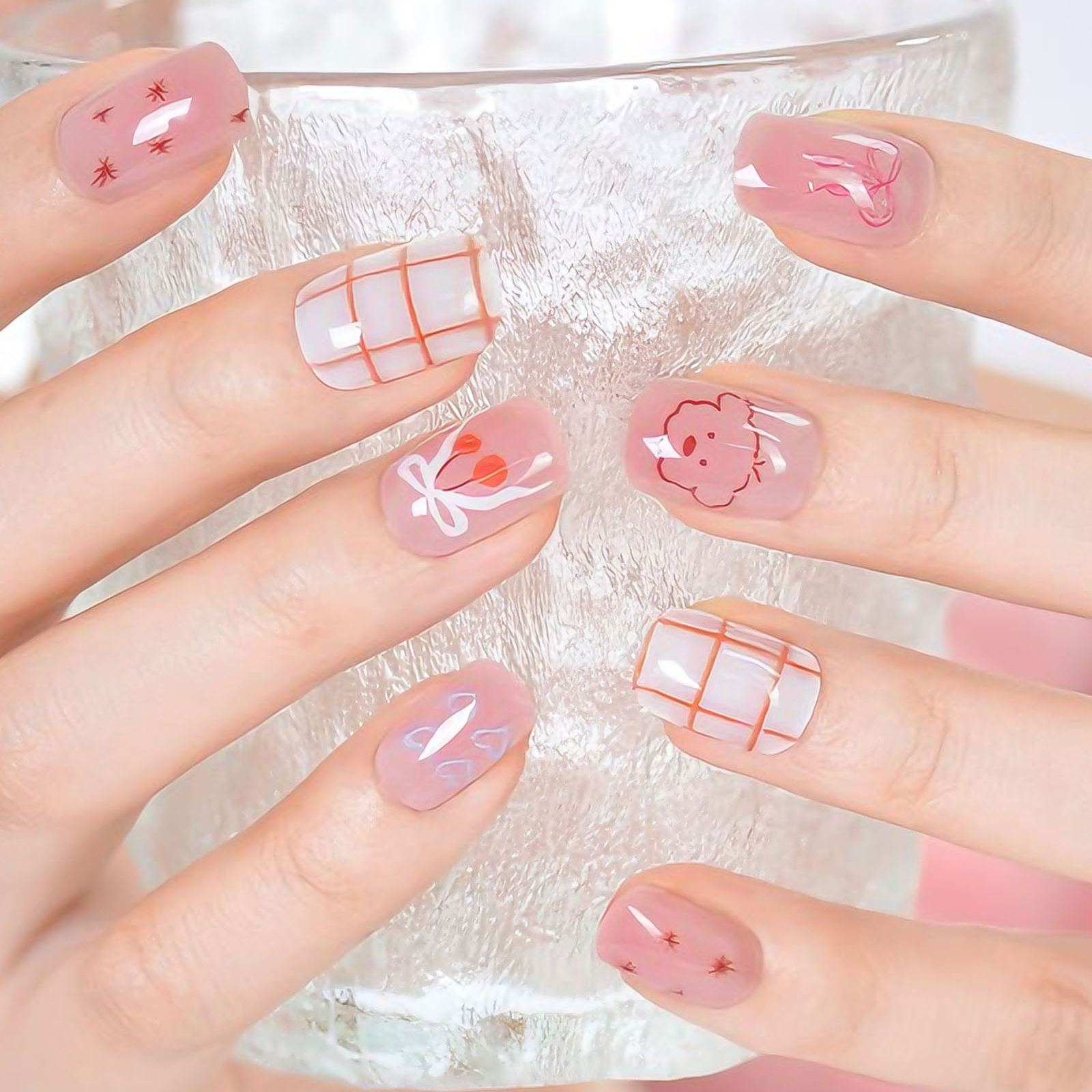 JM243 Gel Nail Wraps