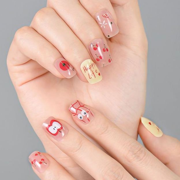 JM244 Gel Nail Wraps