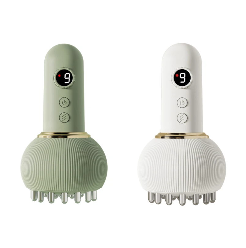 Electric Meridian Brush & Cupping Set - All-Body Massager and Gua Sha Device for Home Spa & Professional Use