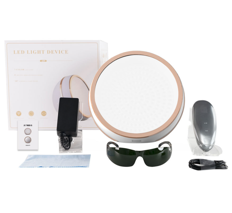 7-Color LED Photon Therapy Device - Near Infrared Facial Light Machine for Skin Rejuvenation & Dark Spot Removal-Lumenessence