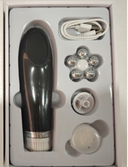 Facial Cleansing Brush & Hot Compress Massager - Electric Pore Cleaner for Face and Eyes, At-Home Skin Care Beauty Device-Lumenessence