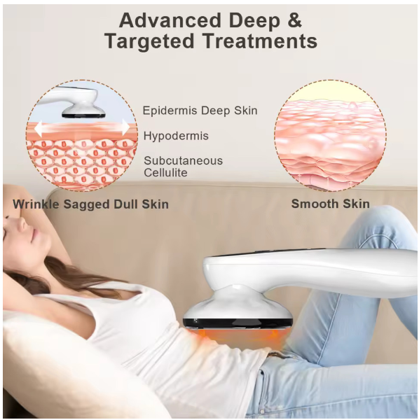 Advanced Radio Frequency EMS Beauty Device – Portable 5-in-1 Wireless Body Contouring & Fat Reduction-Lumenessence