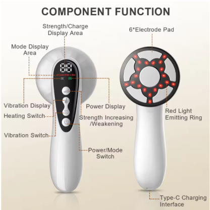 Advanced Radio Frequency EMS Beauty Device – Portable 5-in-1 Wireless Body Contouring & Fat Reduction