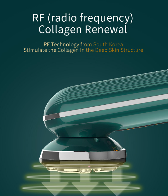 RF Device with Microcurrent, Face Lifting & Tightening Machine for Wrinkles, At-Home Facial Massager & Toner-Lumenessence