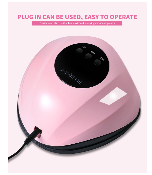 48W Professional Nail Lamp for Gel Polish, UV/LED Nail Dryer Quick Curing Light with 4 Timers