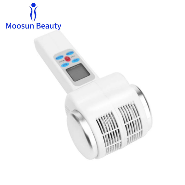 Red & Blue LED Light Therapy Facial Device - Anti-Aging Skin Rejuvenation, Firming & Whitening, Portable Cold/Hot Hammer Massager-Lumenessence