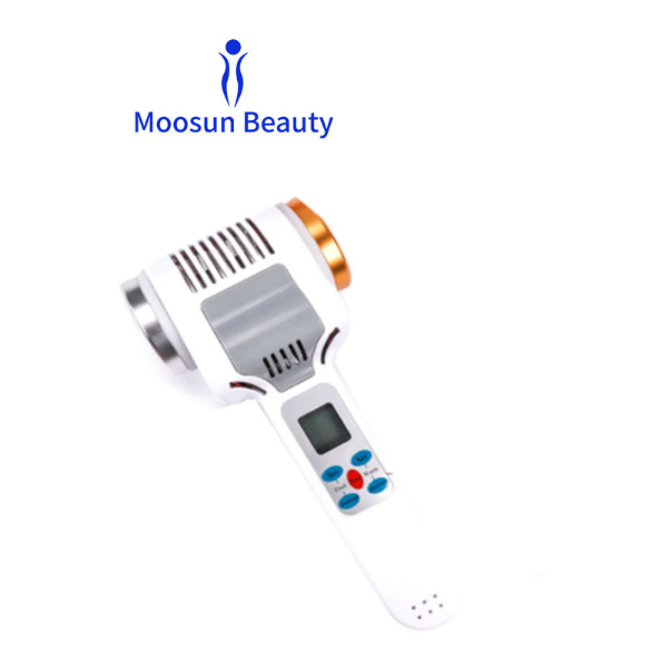 Red & Blue LED Light Therapy Facial Device - Anti-Aging Skin Rejuvenation, Firming & Whitening, Portable Cold/Hot Hammer Massager-Lumenessence