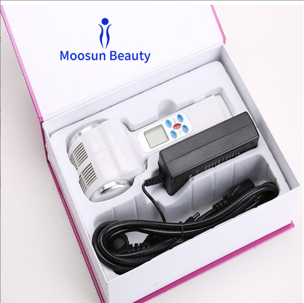 Red & Blue LED Light Therapy Facial Device - Anti-Aging Skin Rejuvenation, Firming & Whitening, Portable Cold/Hot Hammer Massager-Lumenessence