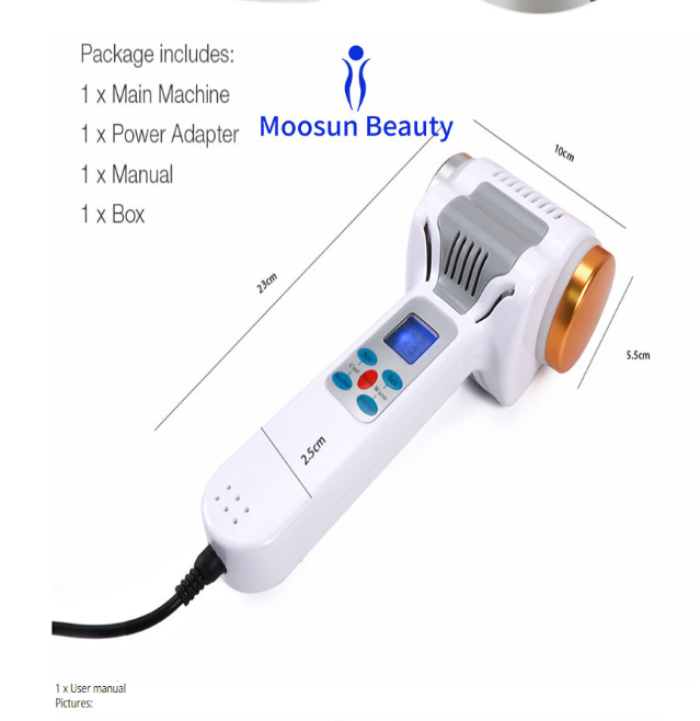 Red & Blue LED Light Therapy Facial Device - Anti-Aging Skin Rejuvenation, Firming & Whitening, Portable Cold/Hot Hammer Massager-Lumenessence