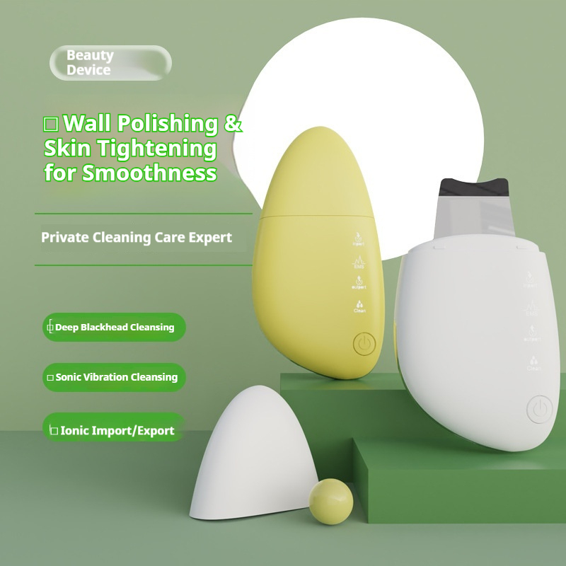 Professional Sonic Facial Spatula - Ultrasonic Pore Vacuum for Blackheads & Dead Skin Removal