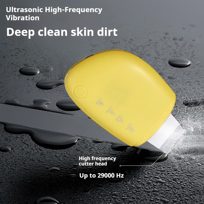 Professional Sonic Facial Spatula - Ultrasonic Pore Vacuum for Blackheads & Dead Skin Removal