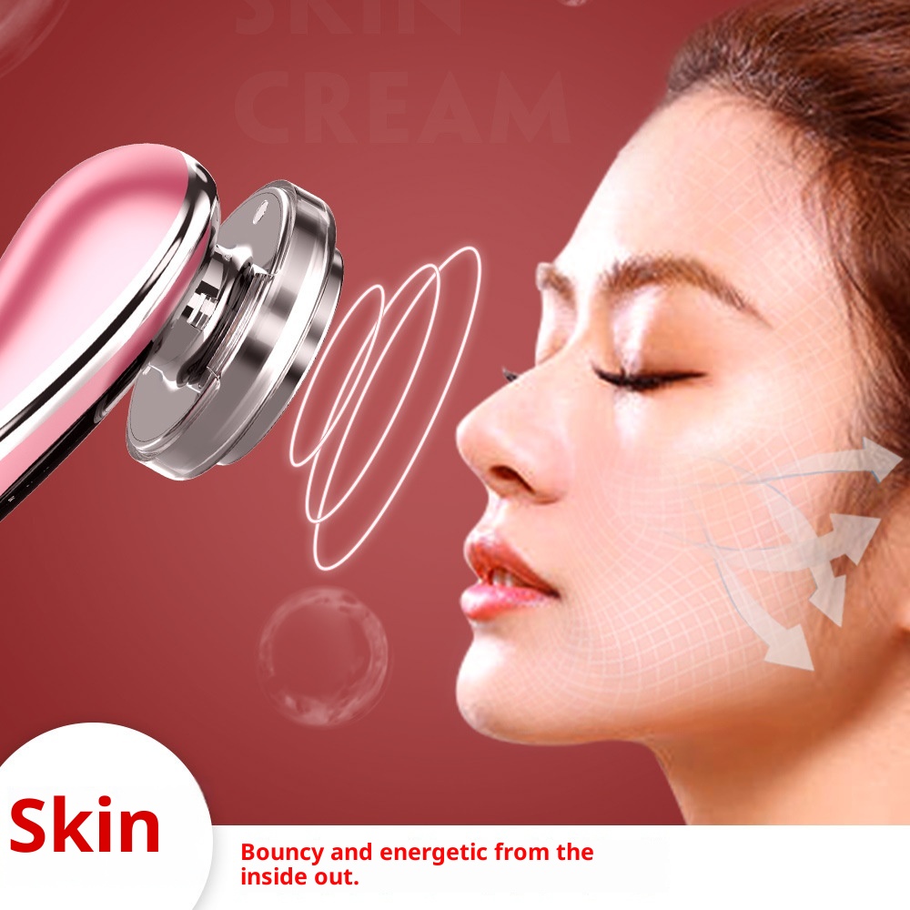 Multi-Functional Facial Device | Deep Cleansing + Hot Moisturize + Ion+ + Ion- + Vibration + LED Therapy-Lumenessence