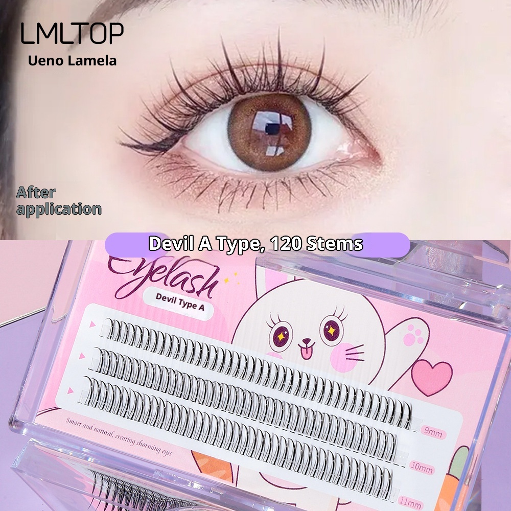 Natural & Wispy Demonic Lash Clusters | Stackable Lower Lash Extensions
